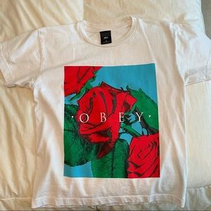 Obey No Love Lost White Box T-Shirt